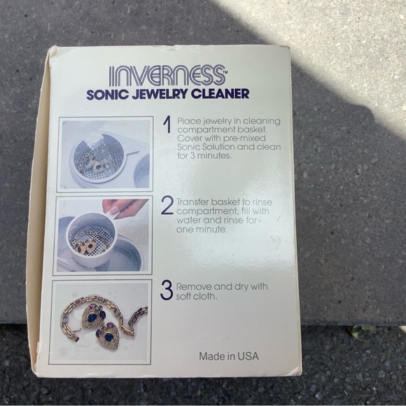 Sonic Jewelry Cleaner with Solution - White - Picture 3 of 3